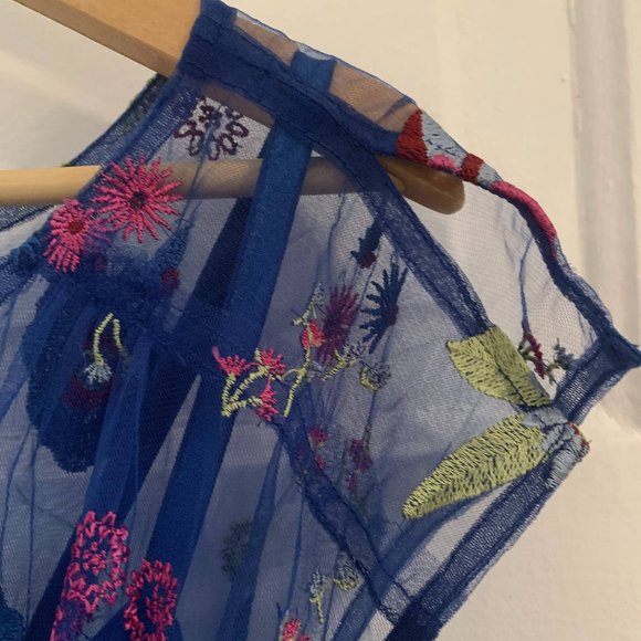 Tracy Reese x Anthropologie Embroidered Blouse - Picture 9 of 15